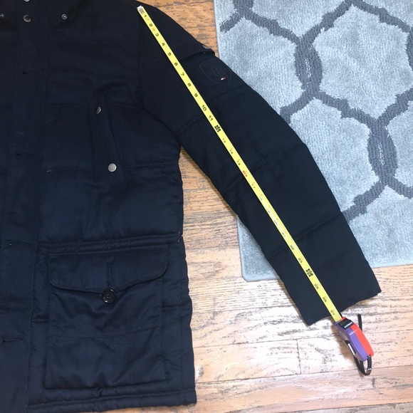 New Tommy Hilfiger Navy Parka Coat - Picture 8 of 8